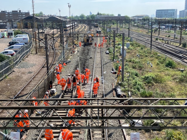 Willesden track renewals (5): Willesden track renewals (5)