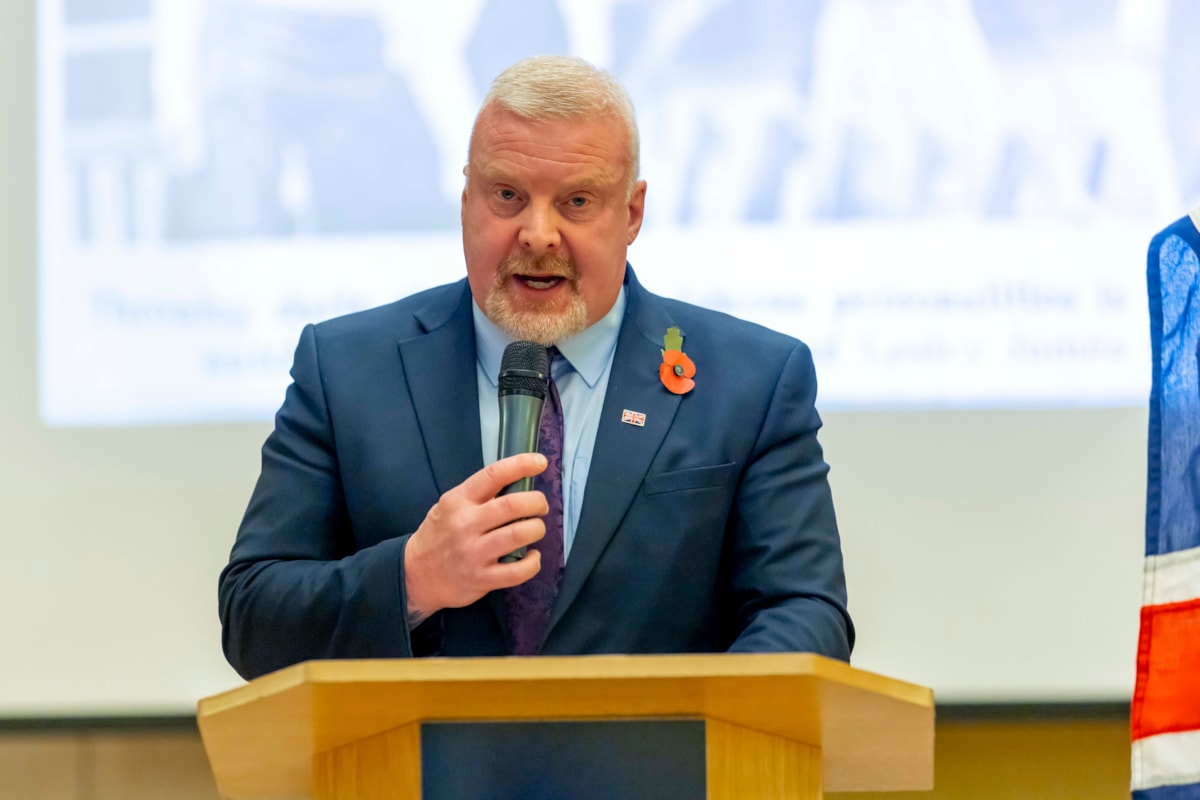 Dudley Armed Forces Champion, Councillor Damian Corfield