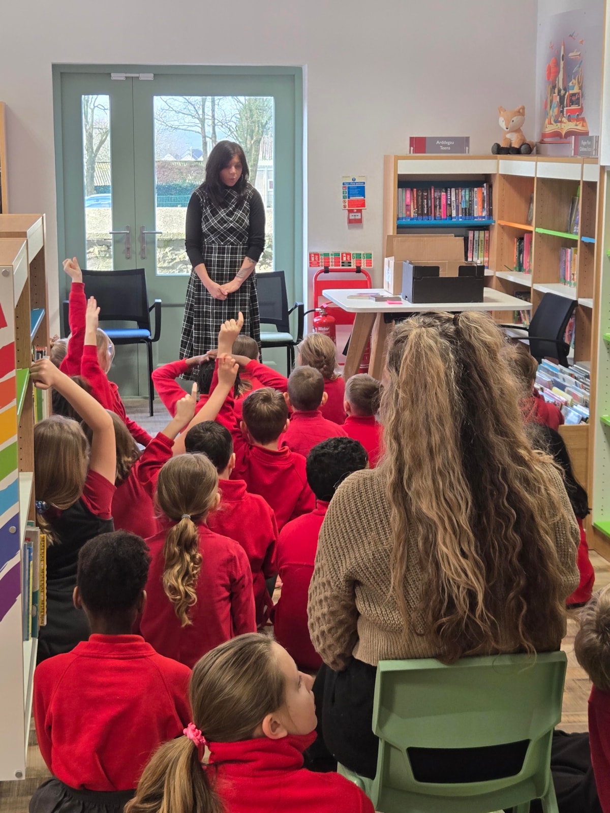 Local author visits 1