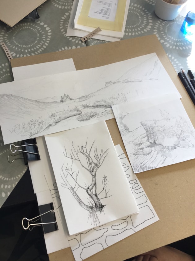 Exploring Shetland through drawing with Aimee Labourne-2