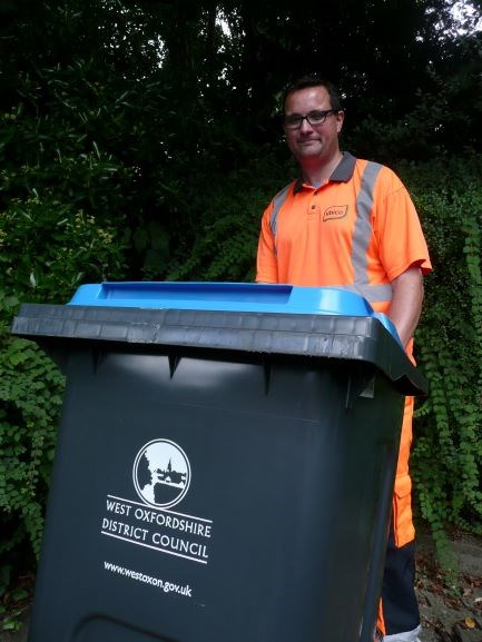 Recycling - blue bin