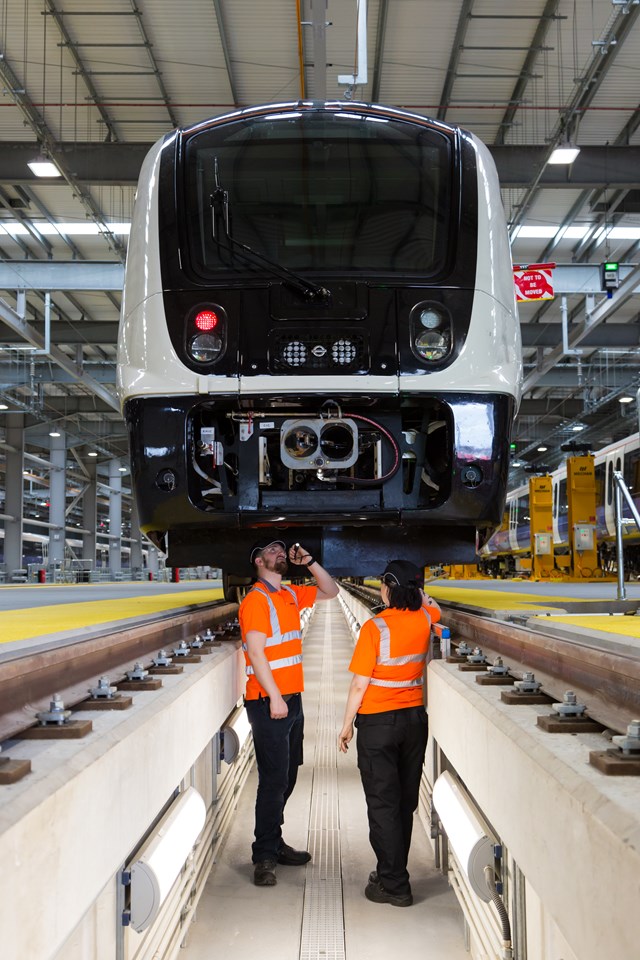 TfL Image - elizabeth line train testing