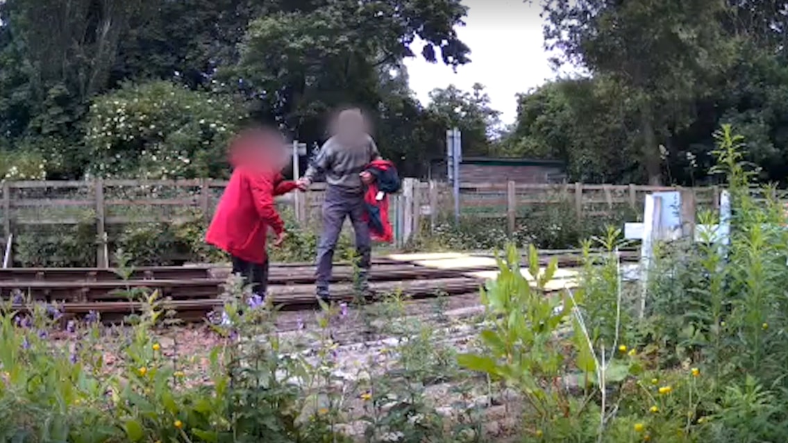 Safety appeal as CCTV captures dangerous trespassing in Dingwall: Dingwall CCTV footage trespassing