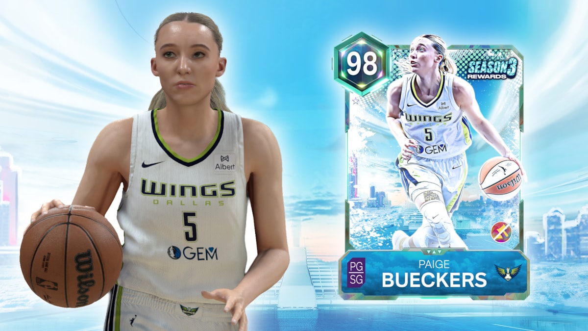 NBA 2K26 Season 3 Paige Bueckers