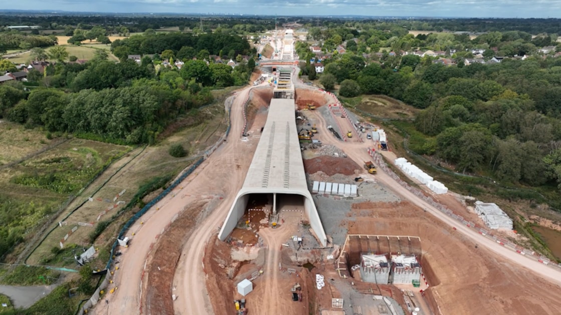 Burton Green tunnel September 2025