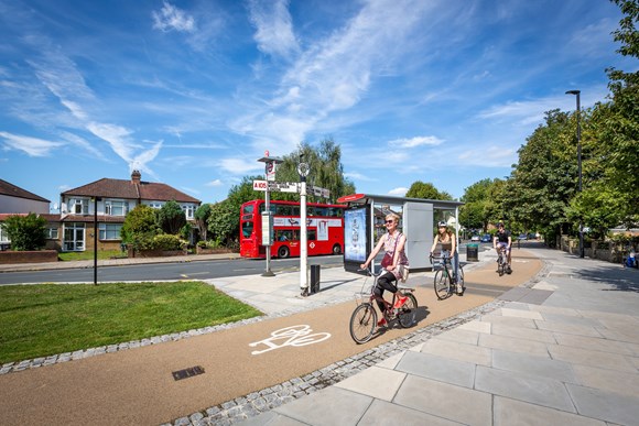 TfL Image - C20 between Enfield Town and Palmers Green, Green Lanes after