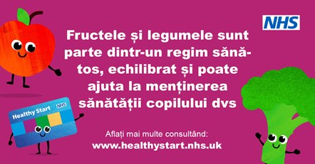 NHS Healthy Start POSTS - Health messaging posts - Romanian-1