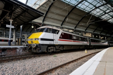 LNER InterCity 225 set ready for departure from Newcastle to London King's Cross