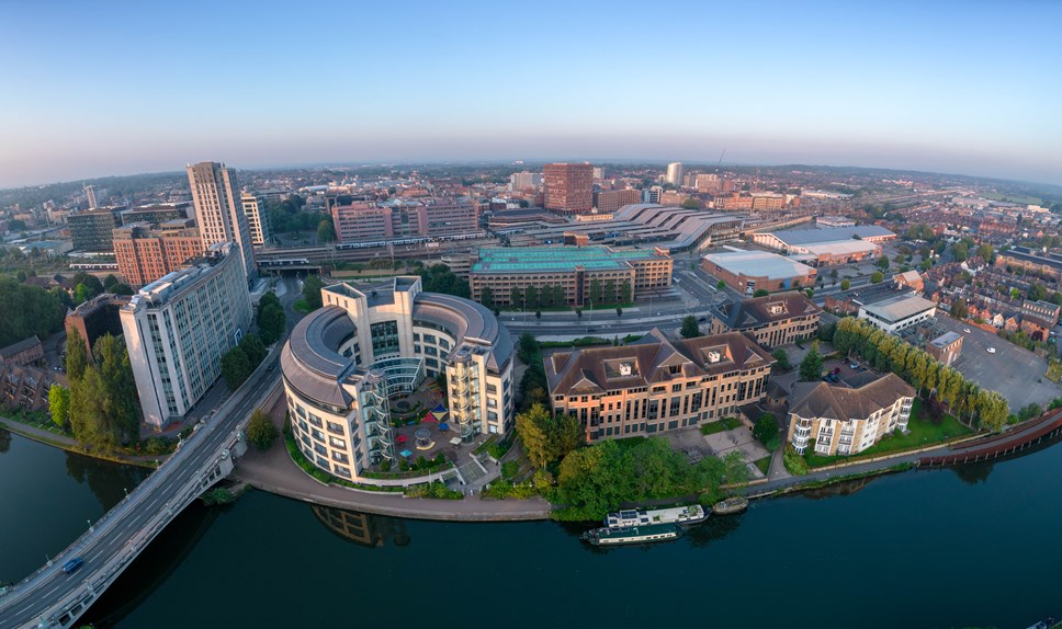 View from the Thames (copyright www.jsaerial.co.uk)