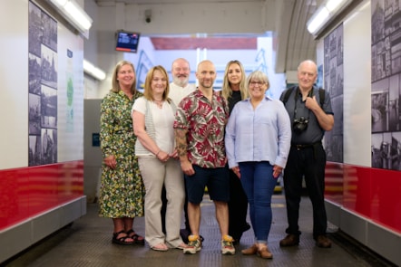 Avanti West Coast supported South East Lancashire Community Rail Partnership to work with local photographers on the mural project.