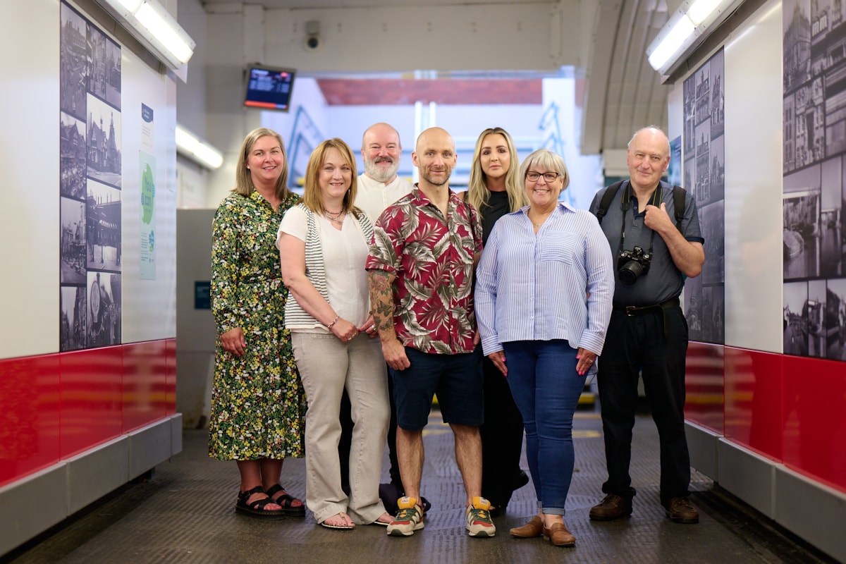 Avanti West Coast supported South East Lancashire Community Rail Partnership to work with local photographers on the mural project.