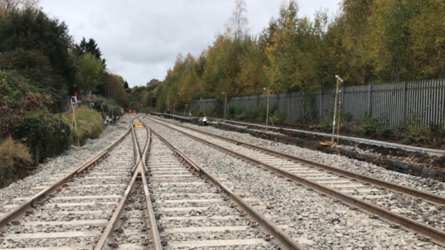Reminder: East Midlands services affected by rail renewal work this Saturday: Generic track shot