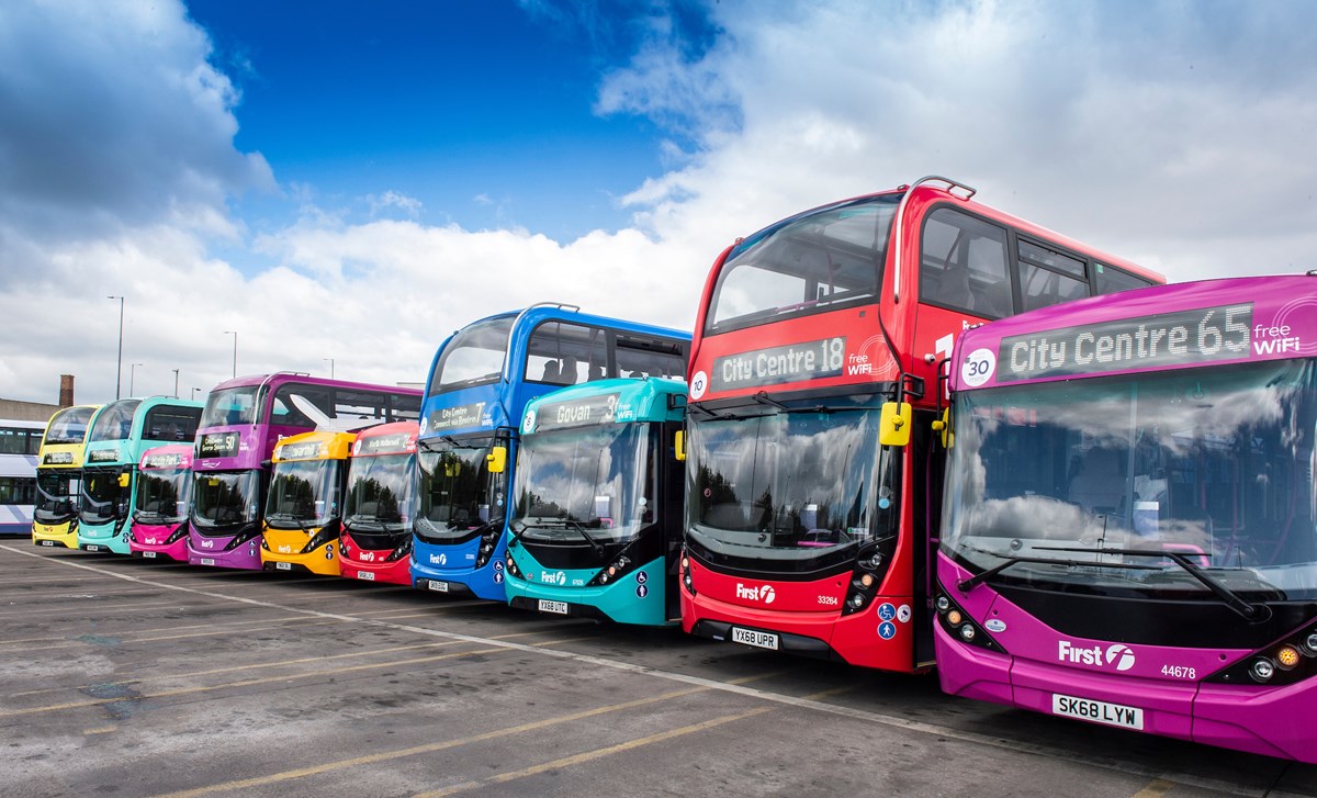 First Glasgow LEZ low emission buses (3)