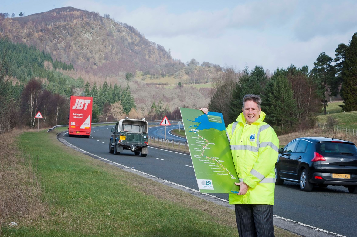 Cabinet Secretary, Keith Brown on A9