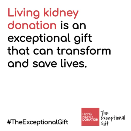 Exceptional Gift - FB and IG - Living Donation