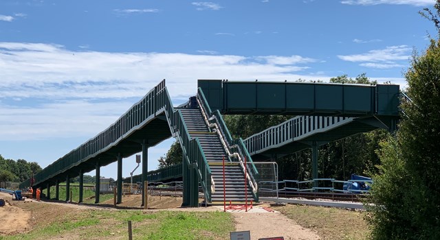 New Trimley bridge provides safer access across railway: Felixtowe bridleway bridge 2