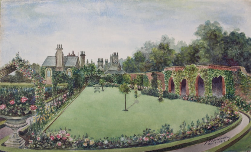 Restoring walled garden’s legacy is coming up roses: Lotherton walled garden 1916