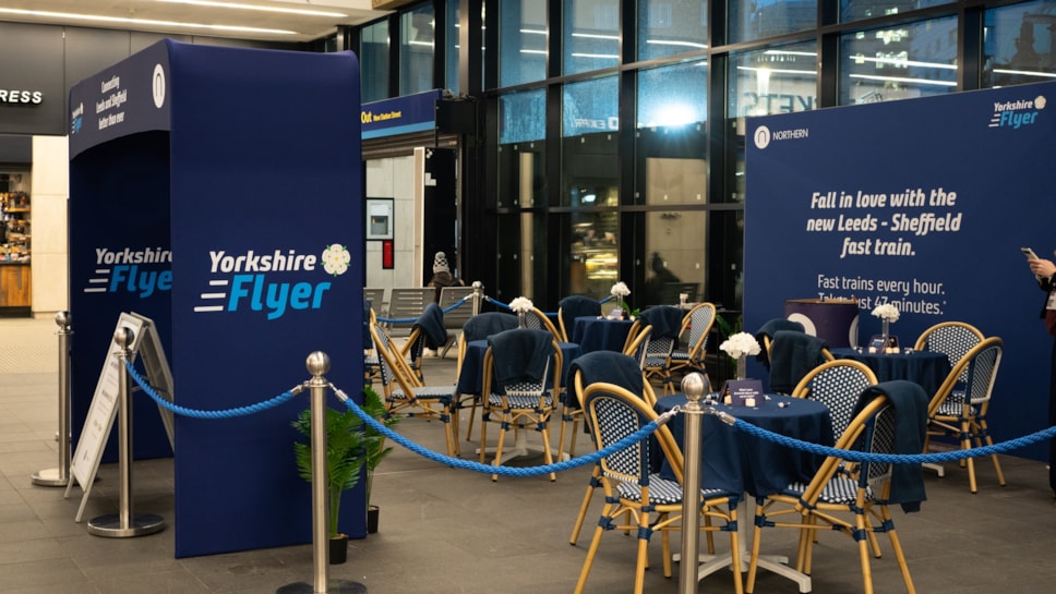 Northern's Yorkshire Flyer Speed Dating event at Leeds station