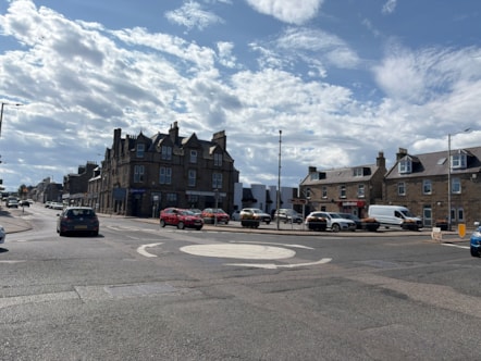 Buckie High Street and Cluny Square