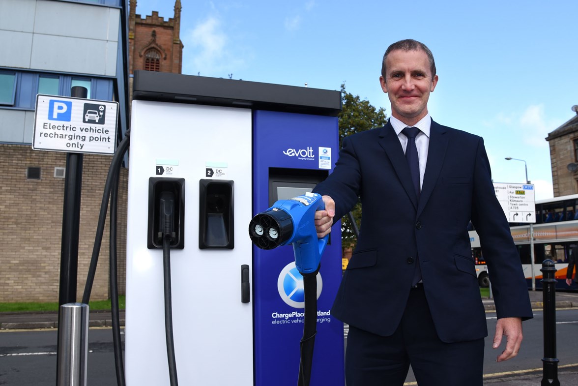 Cabinet Secretary for Transport Michael Matheson MSP ChargePlace Scotland