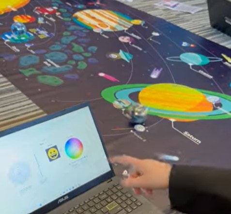 Pupils from Carnforth High School get stuck into Sphero BOLT coding  at the Lancaster and Morecambe MEGA Hub jpg