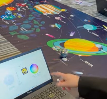 Pupils from Carnforth High School get stuck into Sphero BOLT coding  at the Lancaster and Morecambe MEGA Hub jpg