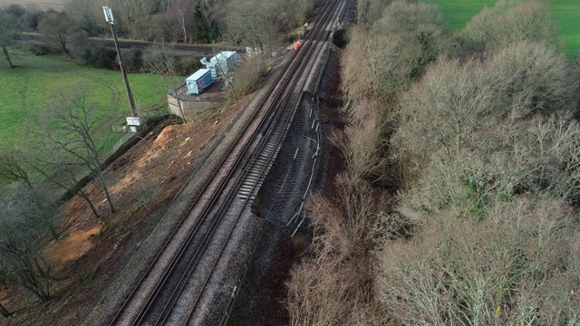 Edenbridge landslip: Edenbridge landslip