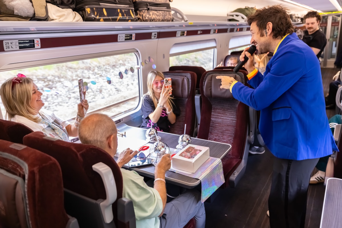 The Harry Styles Show Sean Mac performing onboard LNER Together Together train 3-3