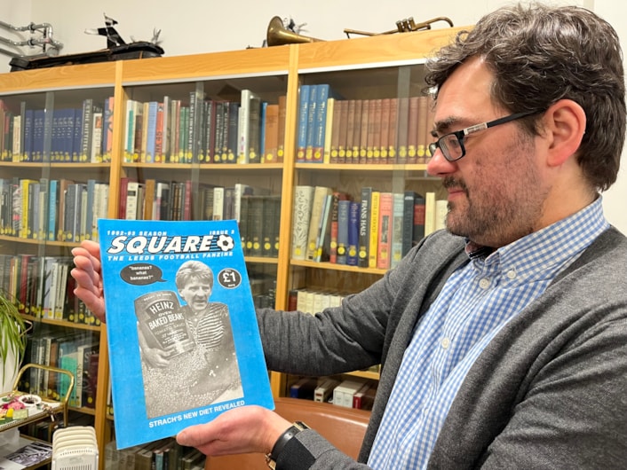 Voice of the Fans zines: Librarian Antony Ramm looks over the collection. The show will include copies of the popular Leeds United fanzine The Square Ball, featuring Elland Road idols including Gordon Strachan and Lucas Radebe, Marching Altogether, founded by Leeds fans to campaign against racism and fascism in football and Bradford City’s City Gent – the longest running football zine in the country.

Exploring the huge and varied impact grassroots self-publishing has had on football fan culture, the exhibition, which is co-produced with British Library, will trace the birth of zines in the 1970s, right through to modern, multimedia content.