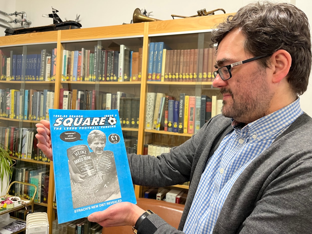 Voice of the Fans zines: Librarian Antony Ramm looks over the collection. The show will include copies of the popular Leeds United fanzine The Square Ball, featuring Elland Road idols including Gordon Strachan and Lucas Radebe, Marching Altogether, founded by Leeds fans to campaign against racism and fascism in football and Bradford City’s City Gent – the longest running football zine in the country.

Exploring the huge and varied impact grassroots self-publishing has had on football fan culture, the exhibition, which is co-produced with British Library, will trace the birth of zines in the 1970s, right through to modern, multimedia content.