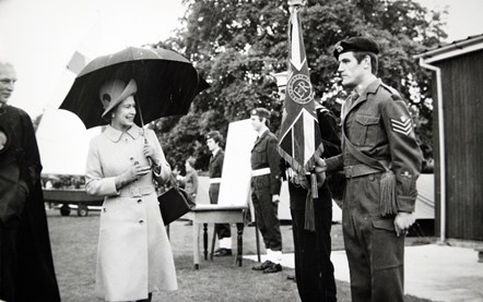 The Queen's visit to St Bartholomew's School 1972