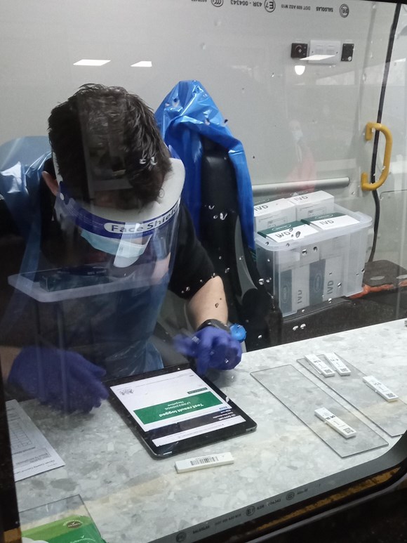 Rapid coronavirus tests now available across Devon: Mobile test