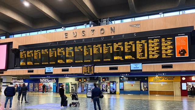 Euston launches UK's first British Sign Language station announcements: British Sign Language screens for passengers at London Euston