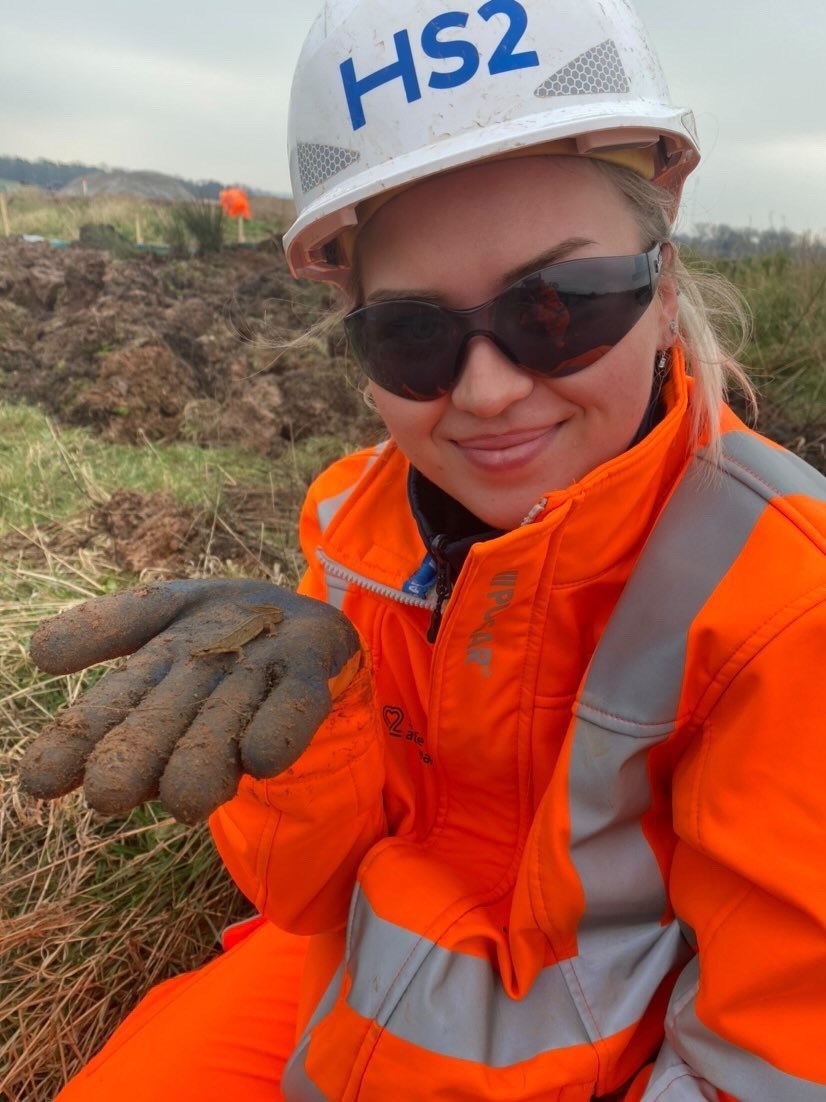 HS2 partners with BMET College to train a new team of environmentalists: Charlotte Moore has joined BBV's team of ecologists