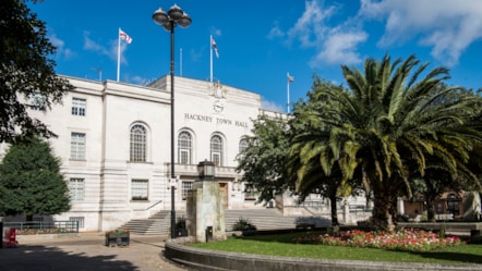 image of Hackney town hall cropped