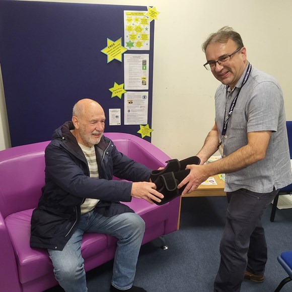 Hertfordshire residents given record number of free slippers to help prevent trips and falls: Slipper Swap 2023