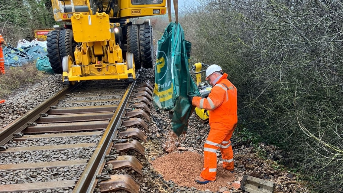 Passengers in Devon and Cornwall advised to check before travelling during the first week of February: Working to fix washouts between Crediton and Cowley