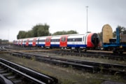 TfL Image - Piccadilly line test train arrives in London 1: TfL Image - Piccadilly line test train arrives in London 1