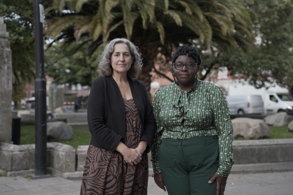 Mayor Caroline Woodley and Chief Executive Dawn Carter-McDonald
