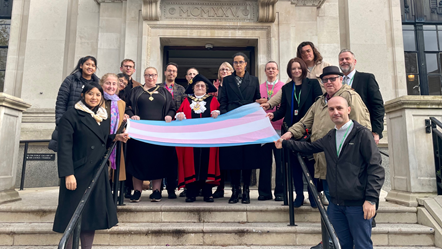 Transgender day of remembrance flag photo