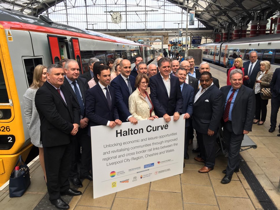 Group photo at Liverpool Lime Street