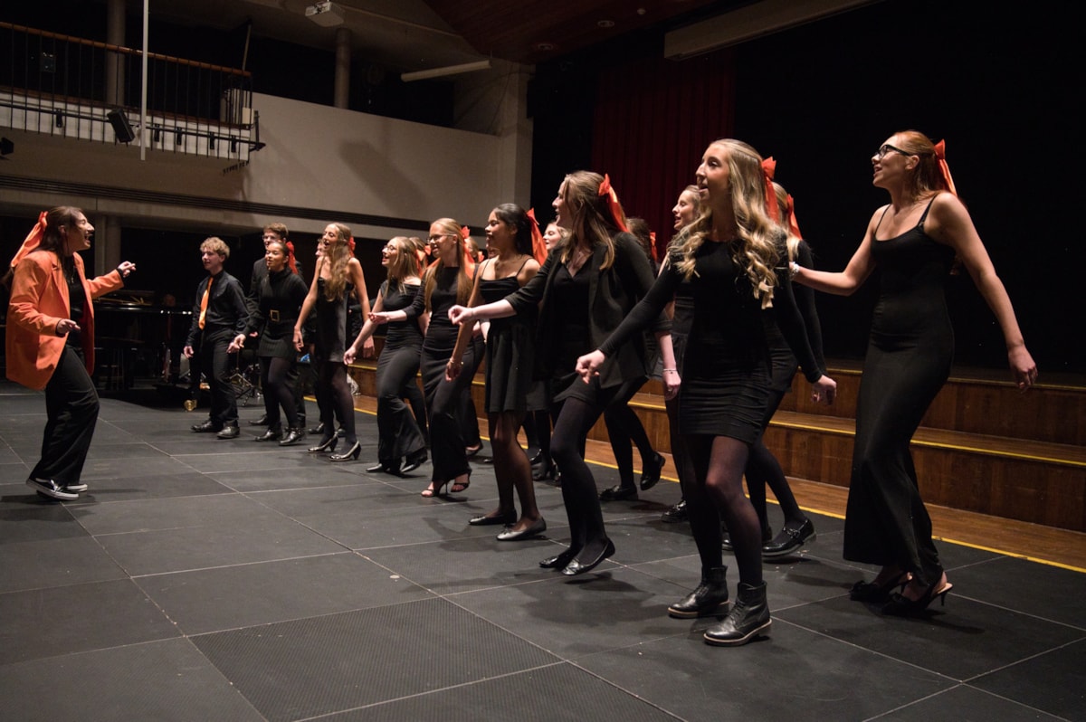 Basics Vocalize Choir on stage