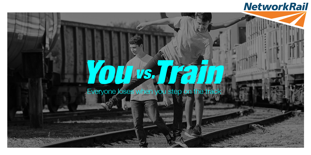 Lansio partneriaeth genedlaethol newydd i fynd i’r afael â niferoedd cynyddol o’r rhai sy’n cymryd risgiau rheilffordd: You vs Train