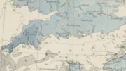 A section of the 1871 map showing 'rich shell beds' along the coast of Lyme Bay in South Devon (Credit - Hannah Wisdom): A section of the 1871 map showing 'rich shell beds' along the coast of Lyme Bay in South Devon (Credit - Hannah Wisdom)