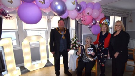 Sadie Begg 100th birthday 