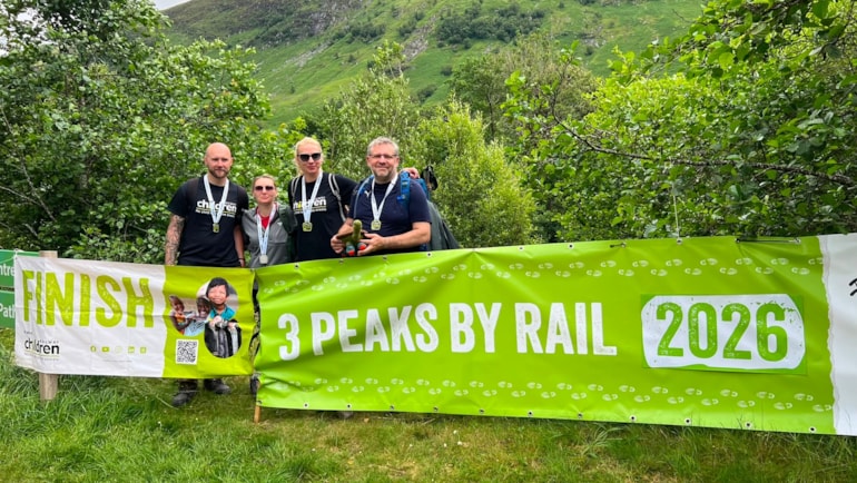 Avanti West Coast colleagues conquer Three Peaks challenge for charity