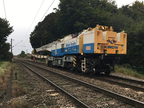 Kirow crane at Kelvedon