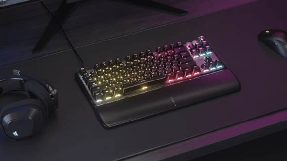 Corsair przedstawia klawiaturę K70 PRO TKL z funkcjami Rapid Trigger i FlashTap ukrytymi w konstrukcji TKL: K70 PRO TKL Image1