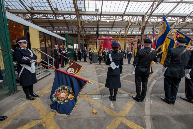 Historic railway van returns to Dover for Special Remembrance event: Southeastern and Port of Dover Remembrance Event - 5th November 2025-6