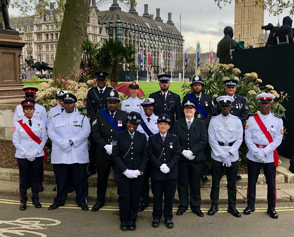 Officers from several British Overseas Territories